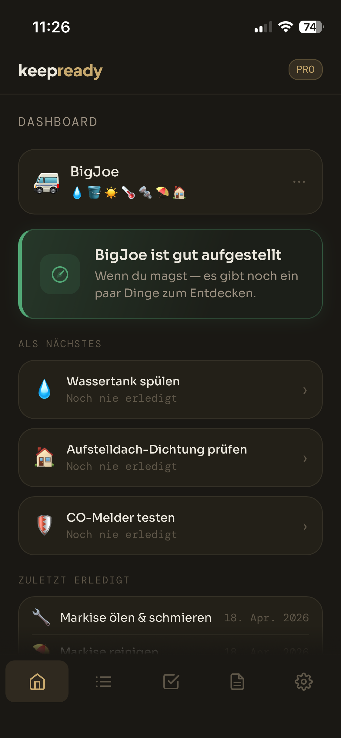 keepready App Screenshot